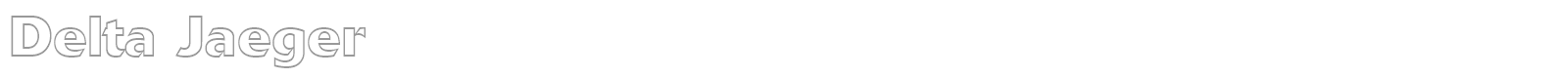 Delta Jaeger font preview